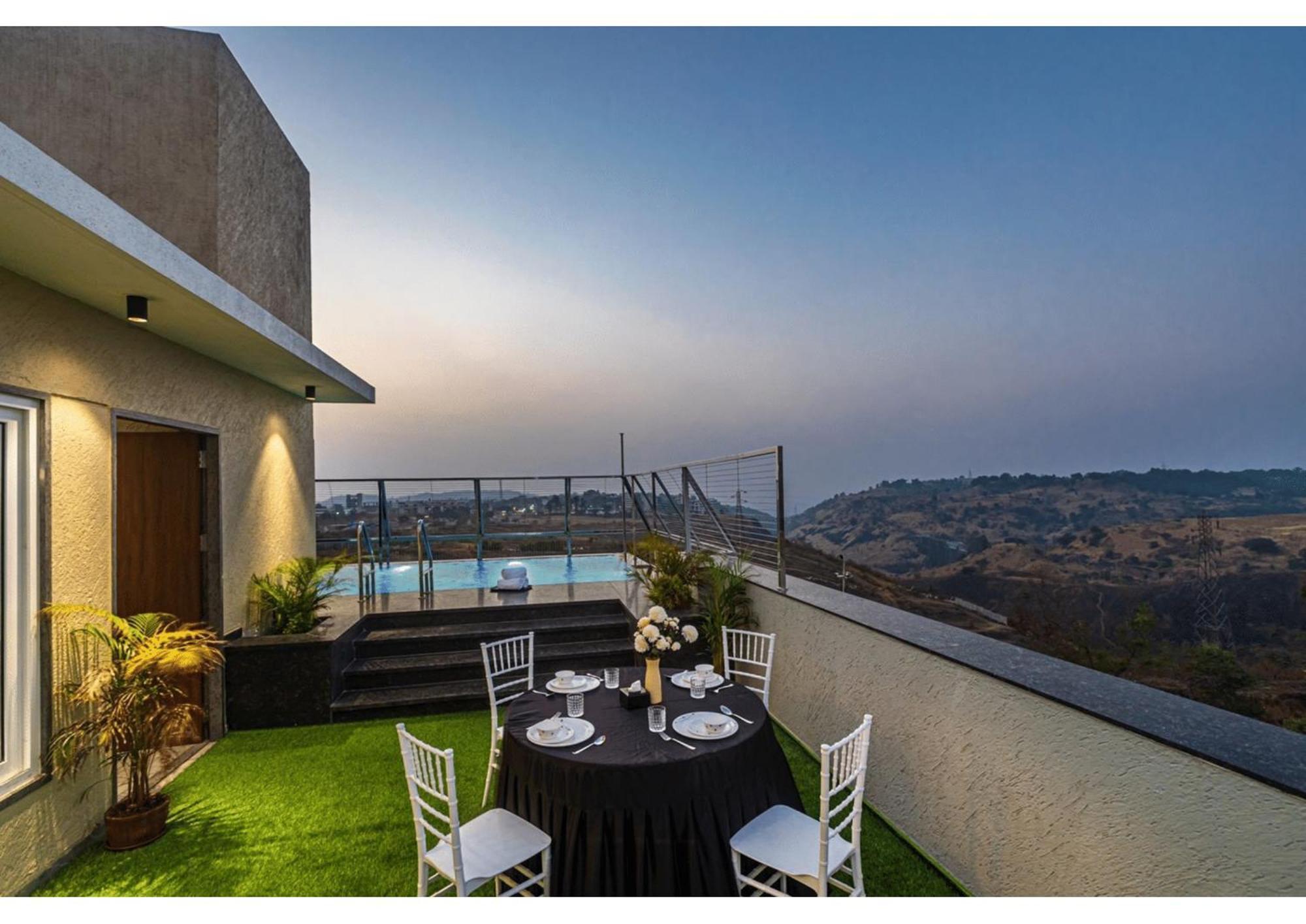 Mountain Glory 8Bhk By Tensorstays, Pool & Theater Igatpuri Eksteriør bilde