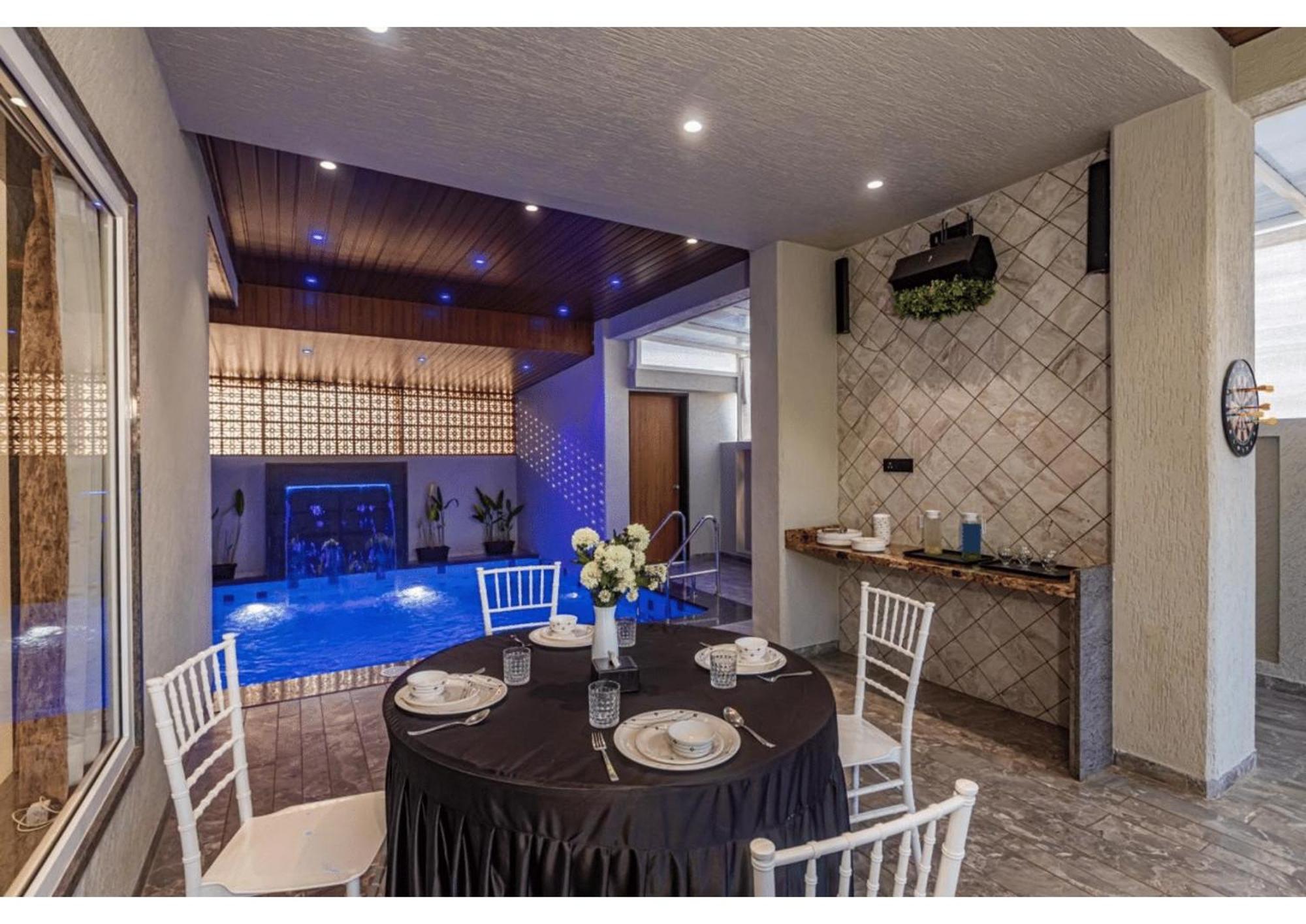Mountain Glory 8Bhk By Tensorstays, Pool & Theater Igatpuri Eksteriør bilde